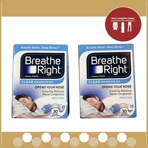 Breathe Right Nasal Strips Size Small-Medium 2 pack